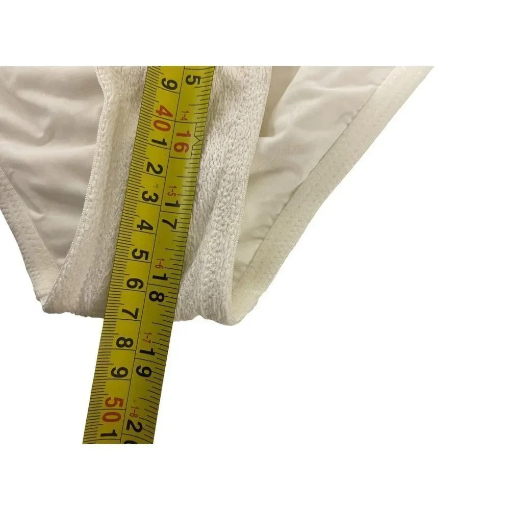 Massimo Dutti Women Swimsuit XS White Halter One Piece Open back 5123/555 NWT - Picture 15 of 16